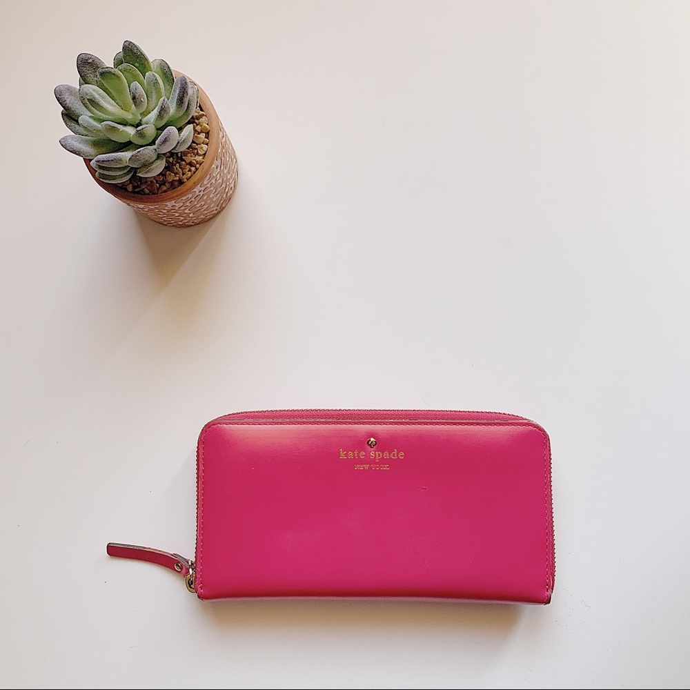 Kate Spade New York Fuchsia Pink Wallet